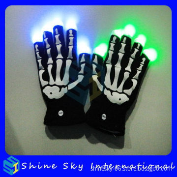 Customized Hotsell Party Item Flashing Fiber Optic Gloves